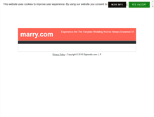 Tablet Screenshot of marry.com